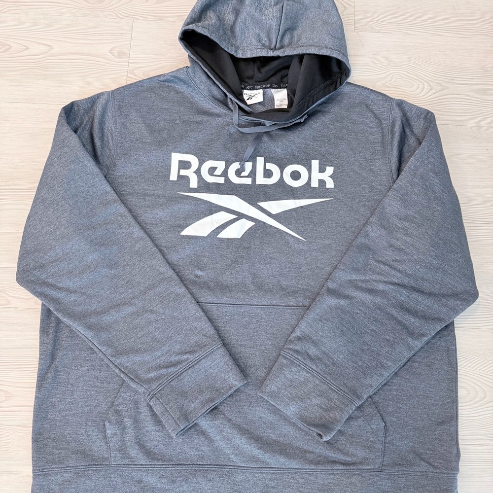 Reebok Men's Blue Hoodie Sweater